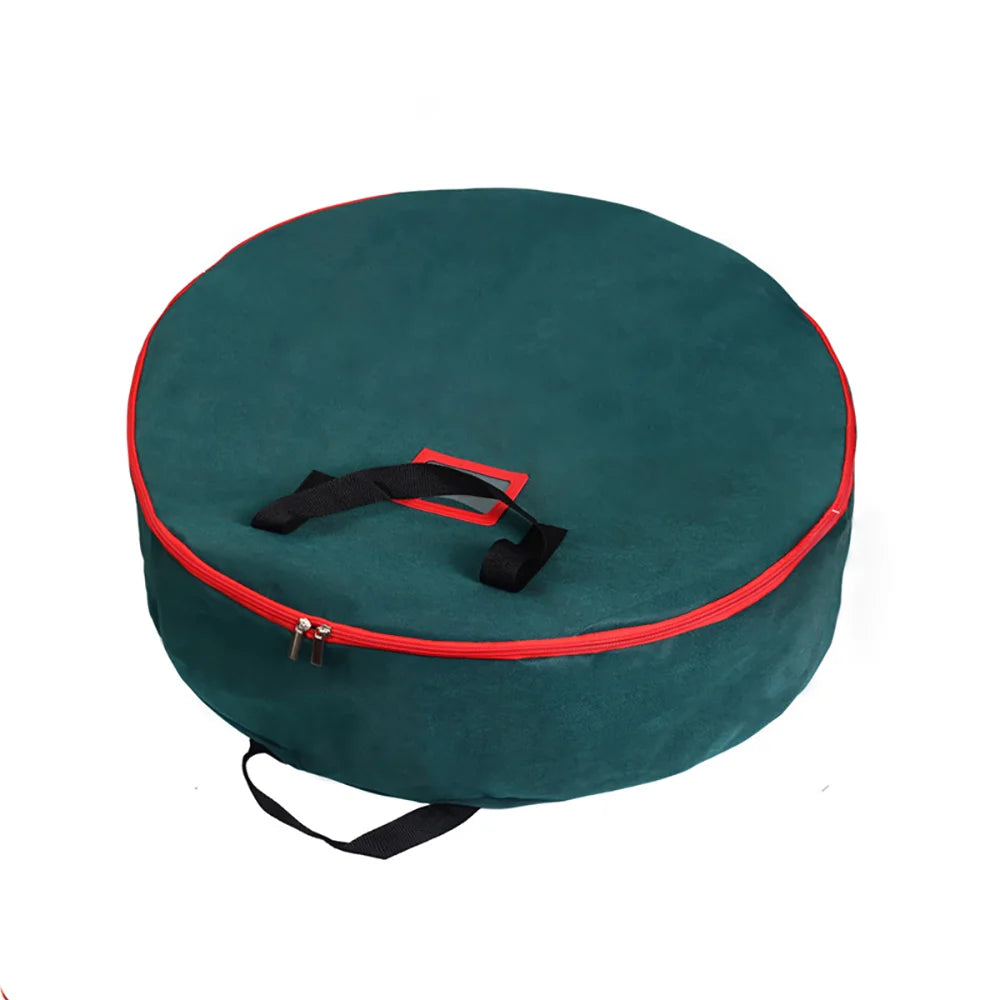 Heavy Duty Oxford Christmas Wreath Storage Bag With Waterproof Zipper