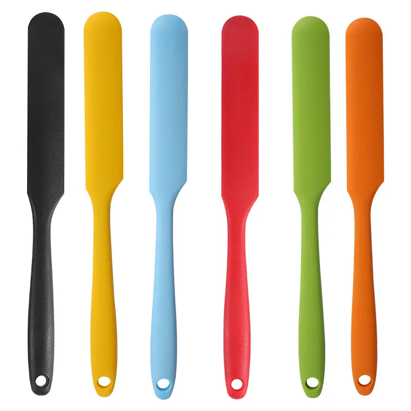 Heat Resistant Silicone Food Scraper Nonstick Kitchen Baking Spatula