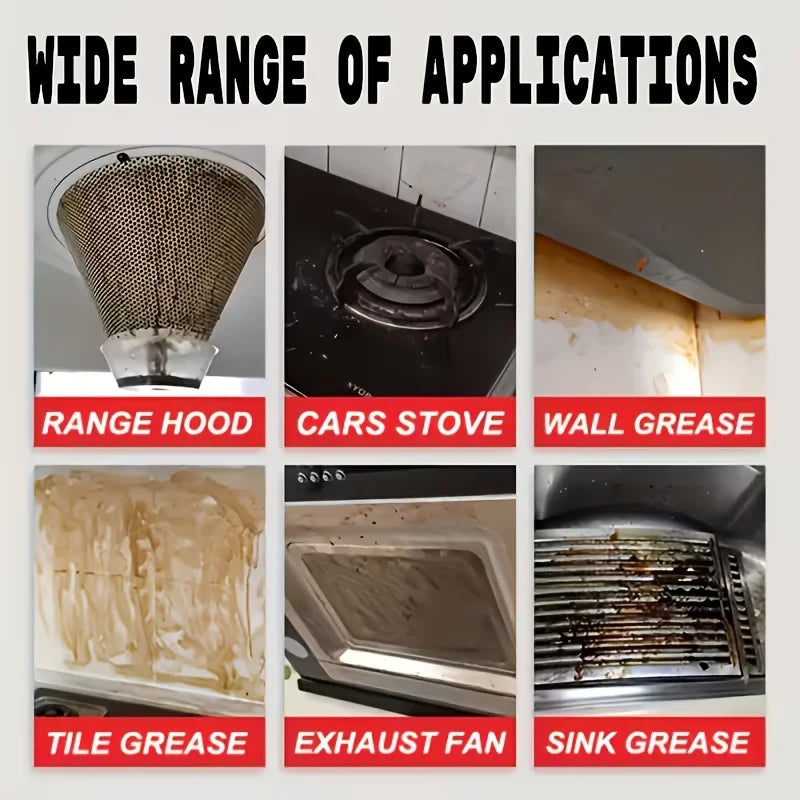 JOKJOK Spray Cleaner With Brush For Cooktops And Range Hoods