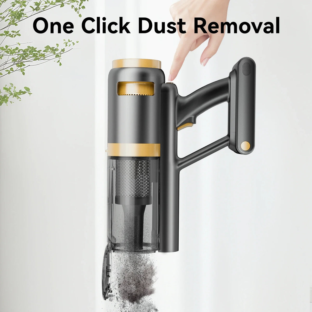 E.LUO Cordless Stick Vacuum Cleaner Rechargeable Bagless Dust Cleaner