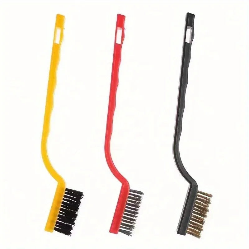 Nylon Steel Wire Kitchen Cleaning Brush Set for Tight Gaps