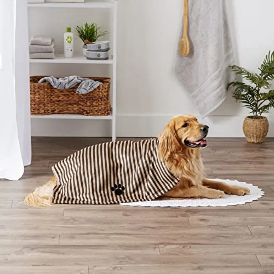 Absorbent Microfiber Pet Grooming Towel For Daily Care