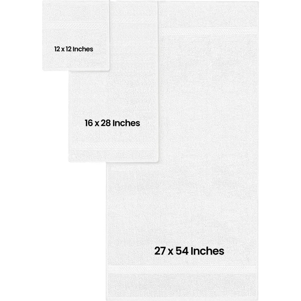 Premium 600 Gsm Ring Spun Cotton Bath Towel Set