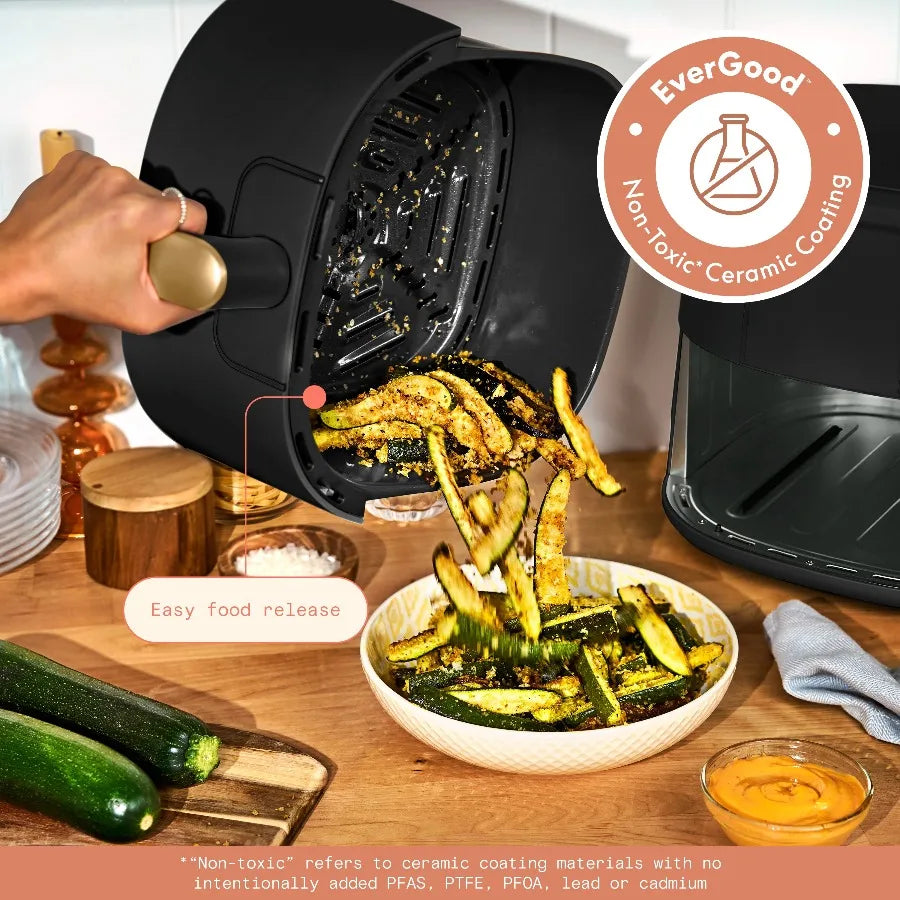 Beautiful TurboCrisp Air Fryer With EverGood Ceramic Nonstick Coating