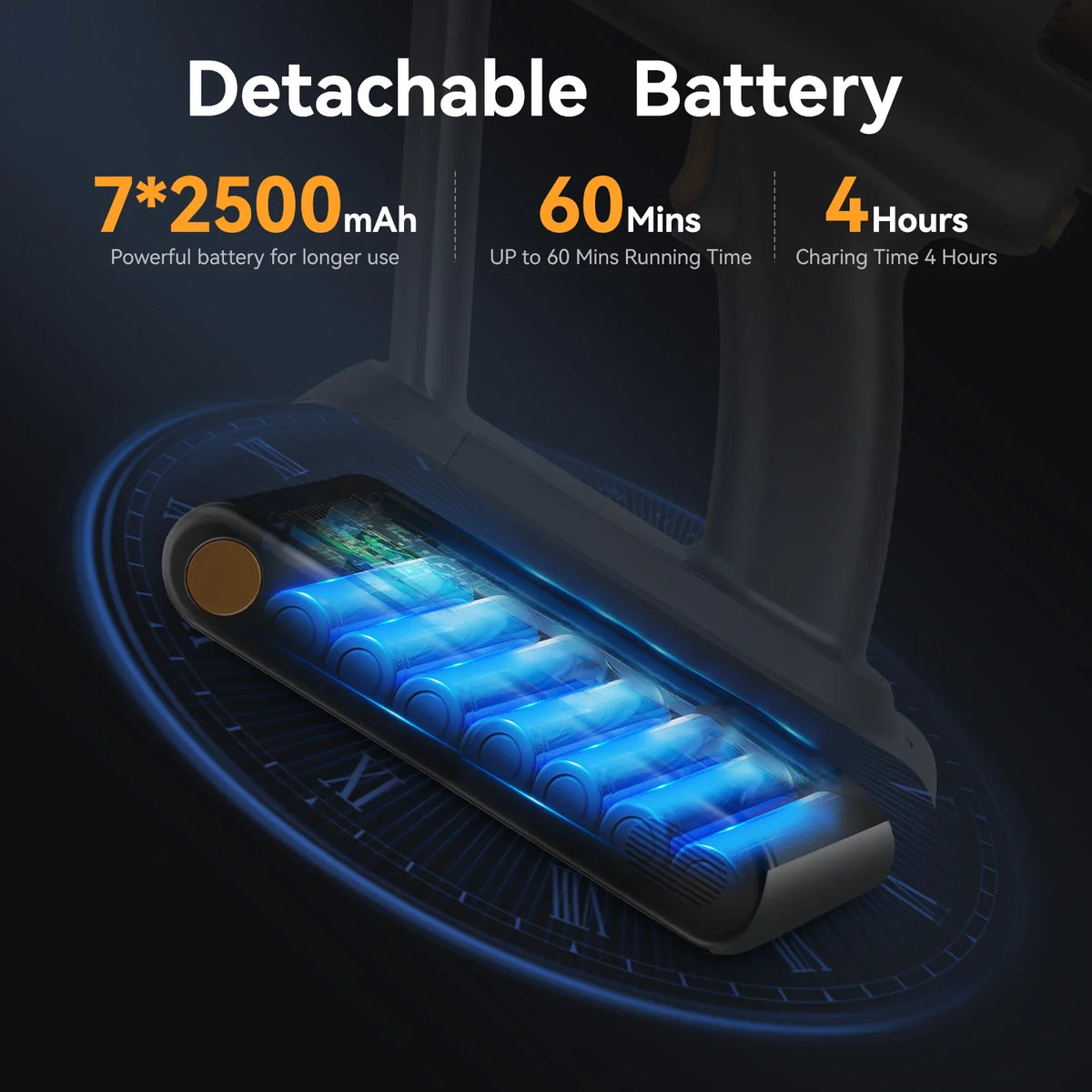 E.LUO Cordless Stick Vacuum Cleaner Rechargeable Bagless Dust Cleaner