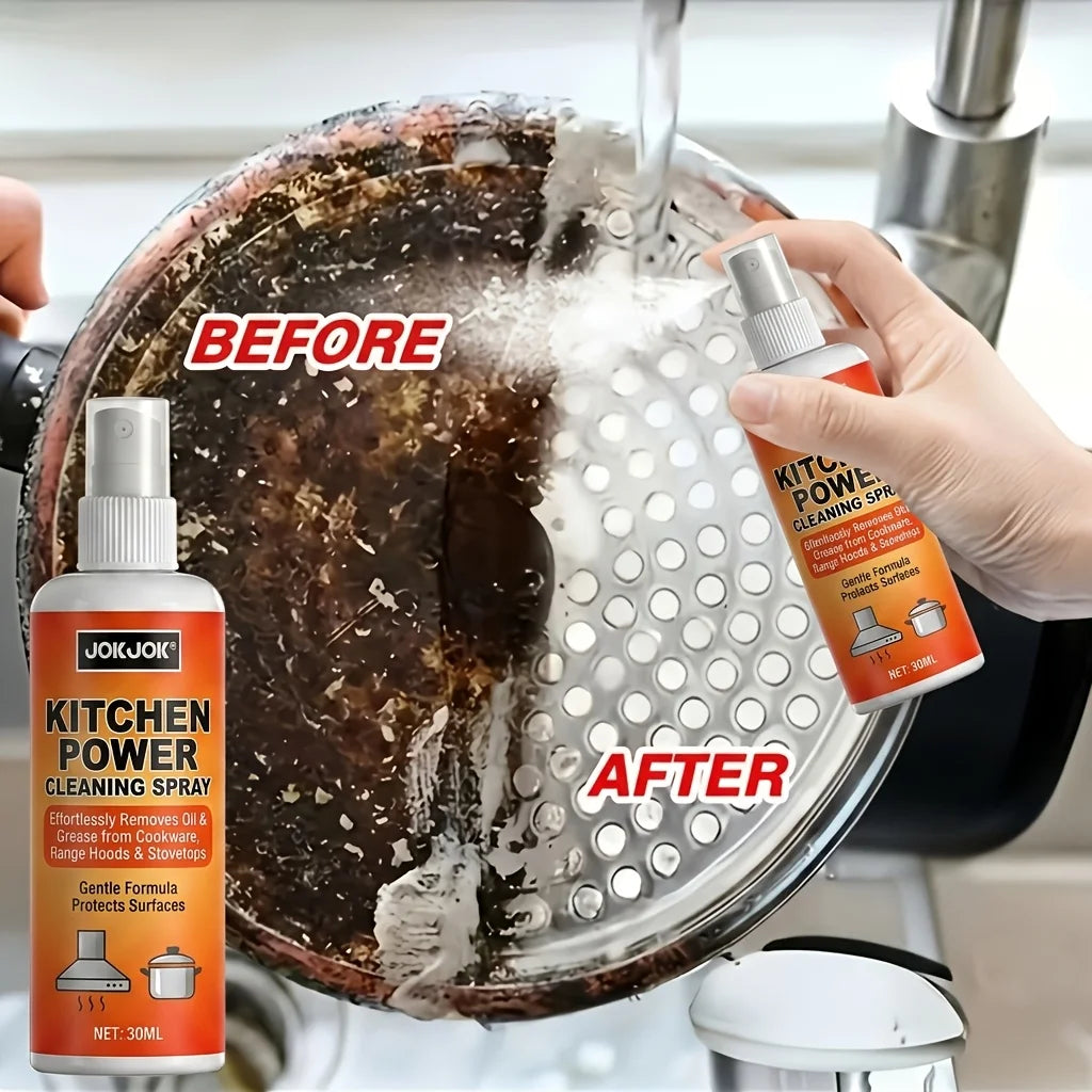 JOKJOK Spray Cleaner With Brush For Cooktops And Range Hoods