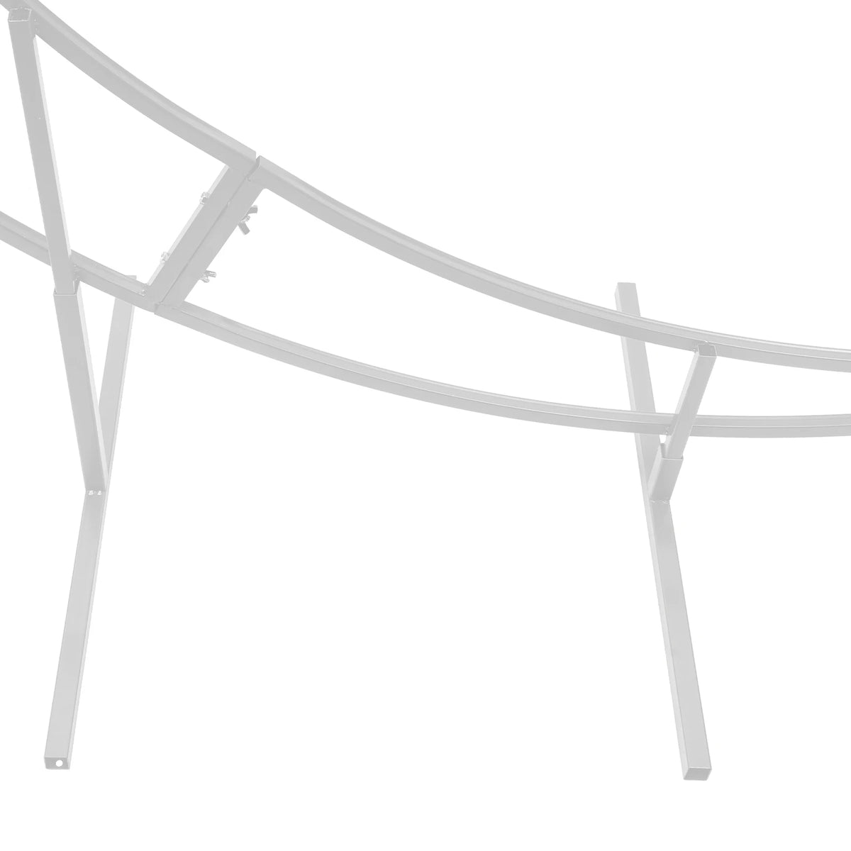 Classic Moon Shape Wedding Arch Stand 2.1m DIY Assemble Wedding Backdrop Frame for Birthday Party Decoration