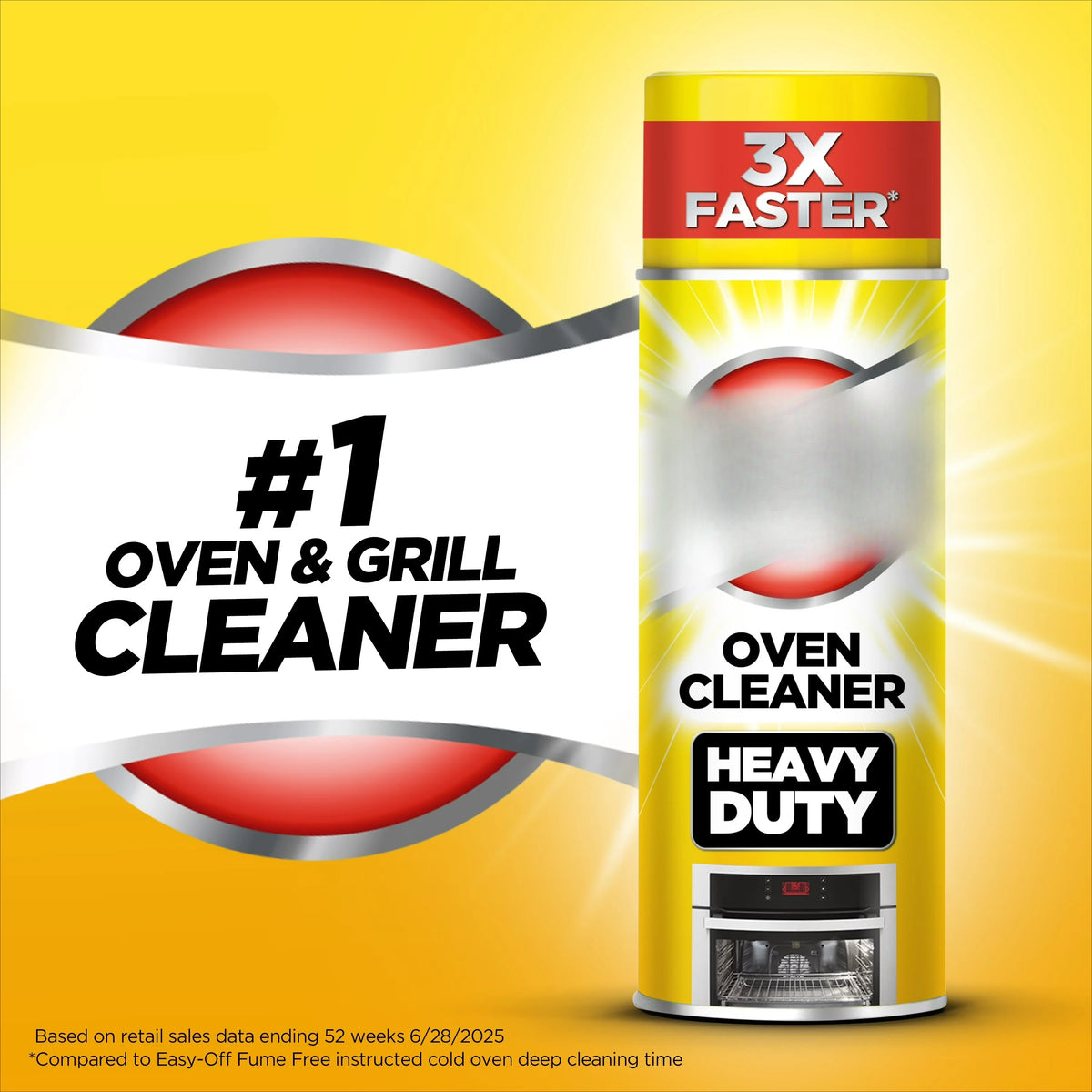 Heavy Duty Oven Cleaner Foam Removes Tough Baked On Grease