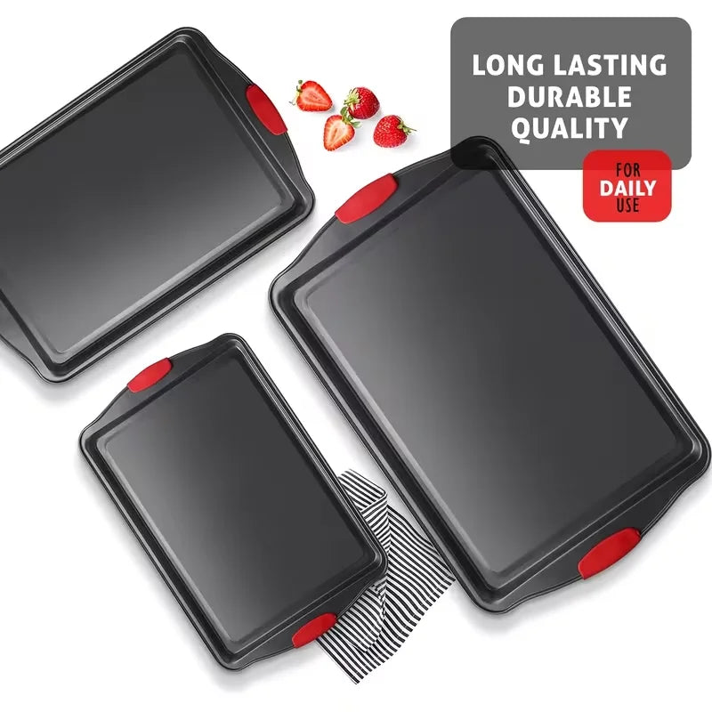 Nonstick Carbon Steel Baking Dish Set for Oven Cooking