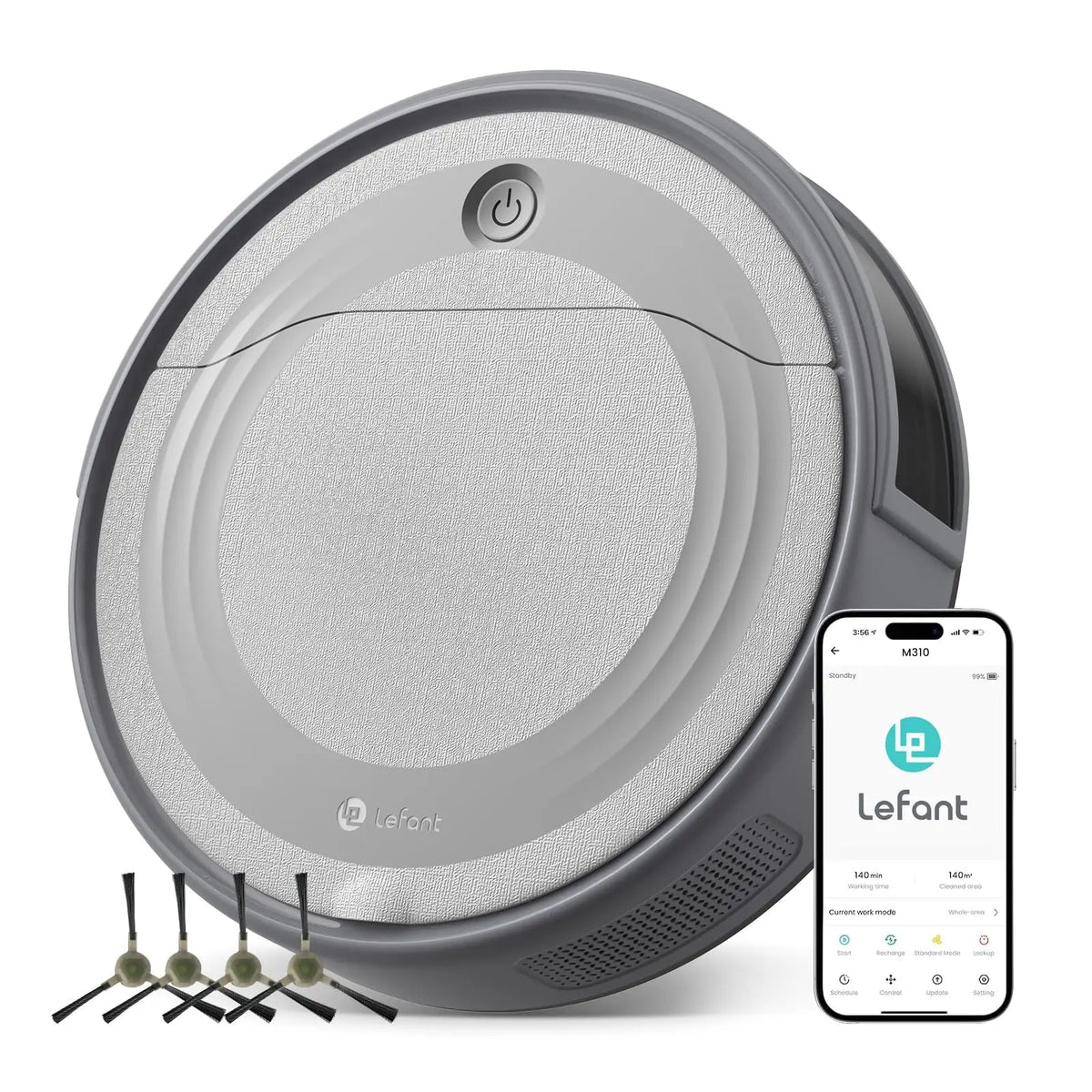 Lefant M310 Robot Vacuum With Smart Navigation And Voice Control