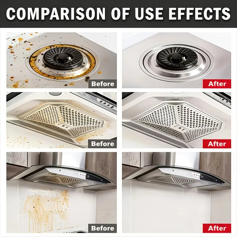 JOKJOK Spray Cleaner With Brush For Cooktops And Range Hoods