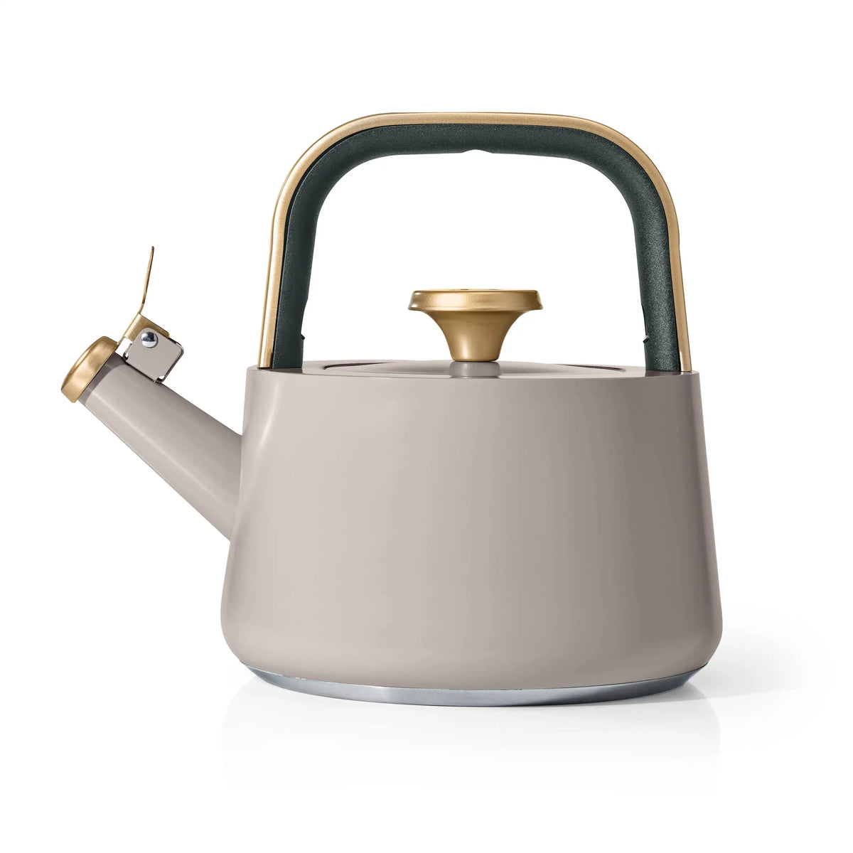 Beautiful 1.8L Ceramic Non-Stick Stovetop Tea Kettle, Sage Green by Drew Barrymore