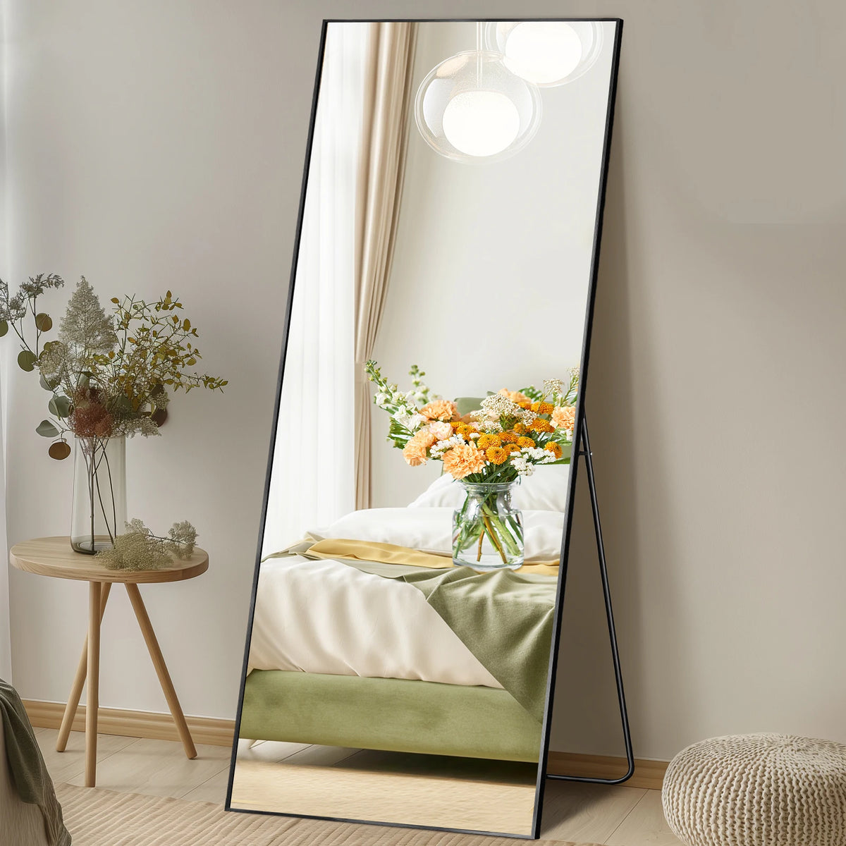 MCQ Arched Full Length Mirror With Stand And Wall Mount