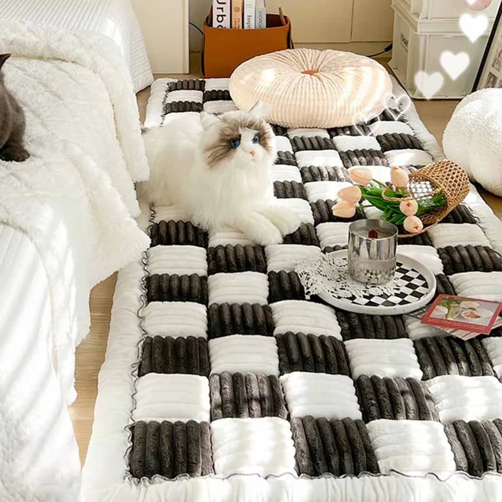 CWV Waterproof Coral Fleece Dog Car Seat Bed Protector