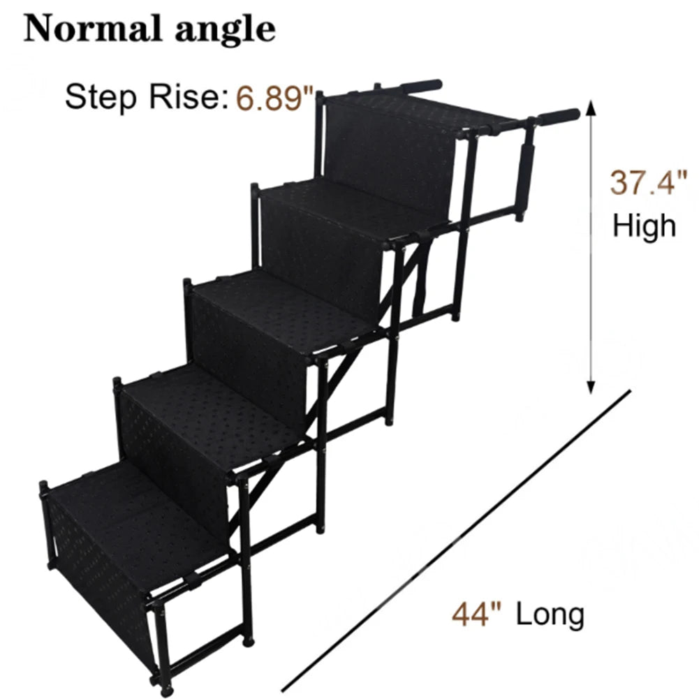 Foldable Nonslip Dog Ramp for Cars and SUVs Portable Stairs