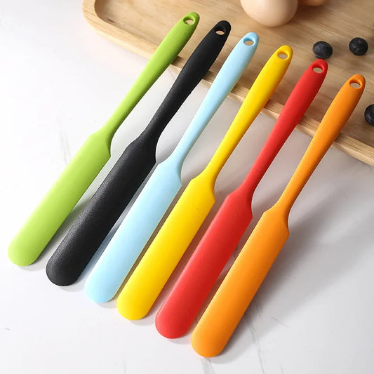 Heat Resistant Silicone Food Scraper Nonstick Kitchen Baking Spatula
