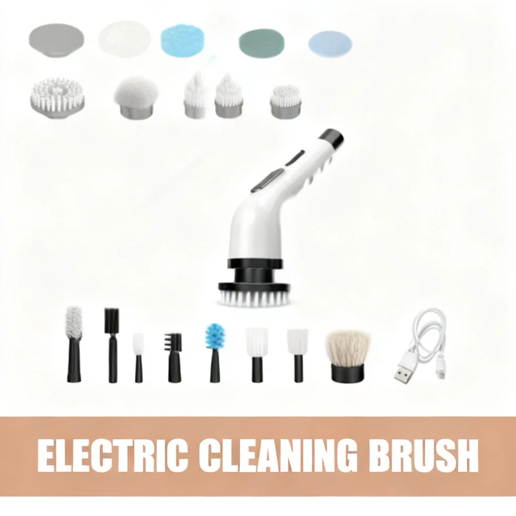 Rechargeable Electric Spin Scrubber with 7 Heads Power Scrubber for Cleaning Bathroom Shower Tub Kitchen Sink Top Rated 2026