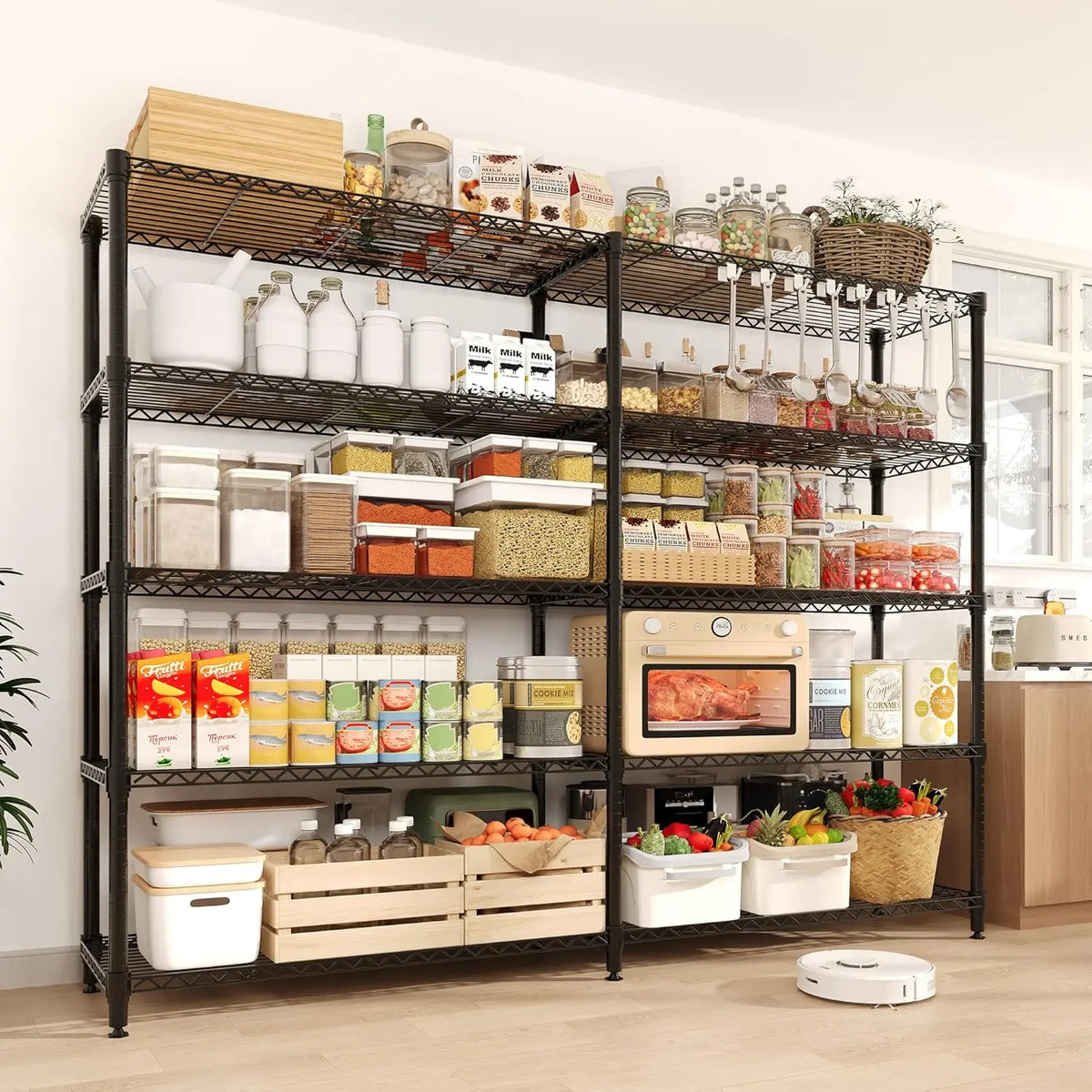 Twister Heavy Duty Adjustable Metal Storage Shelving Unit