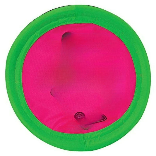 Tail Spin Flyer Fabric Frisbee Interactive Dog Toy