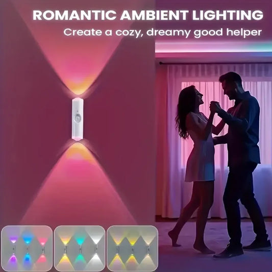 Rechargeable Motion Sensor LED Wall Light With Magnetic Mount