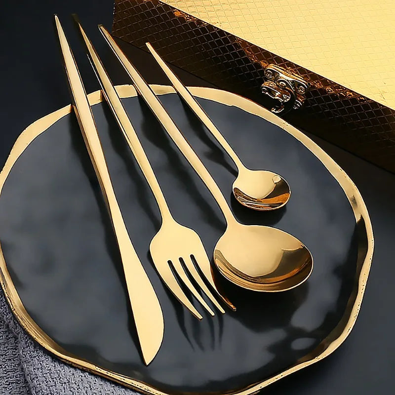 Stainless Steel Cutlery Set For Weddings Restaurants And Everyday Dining