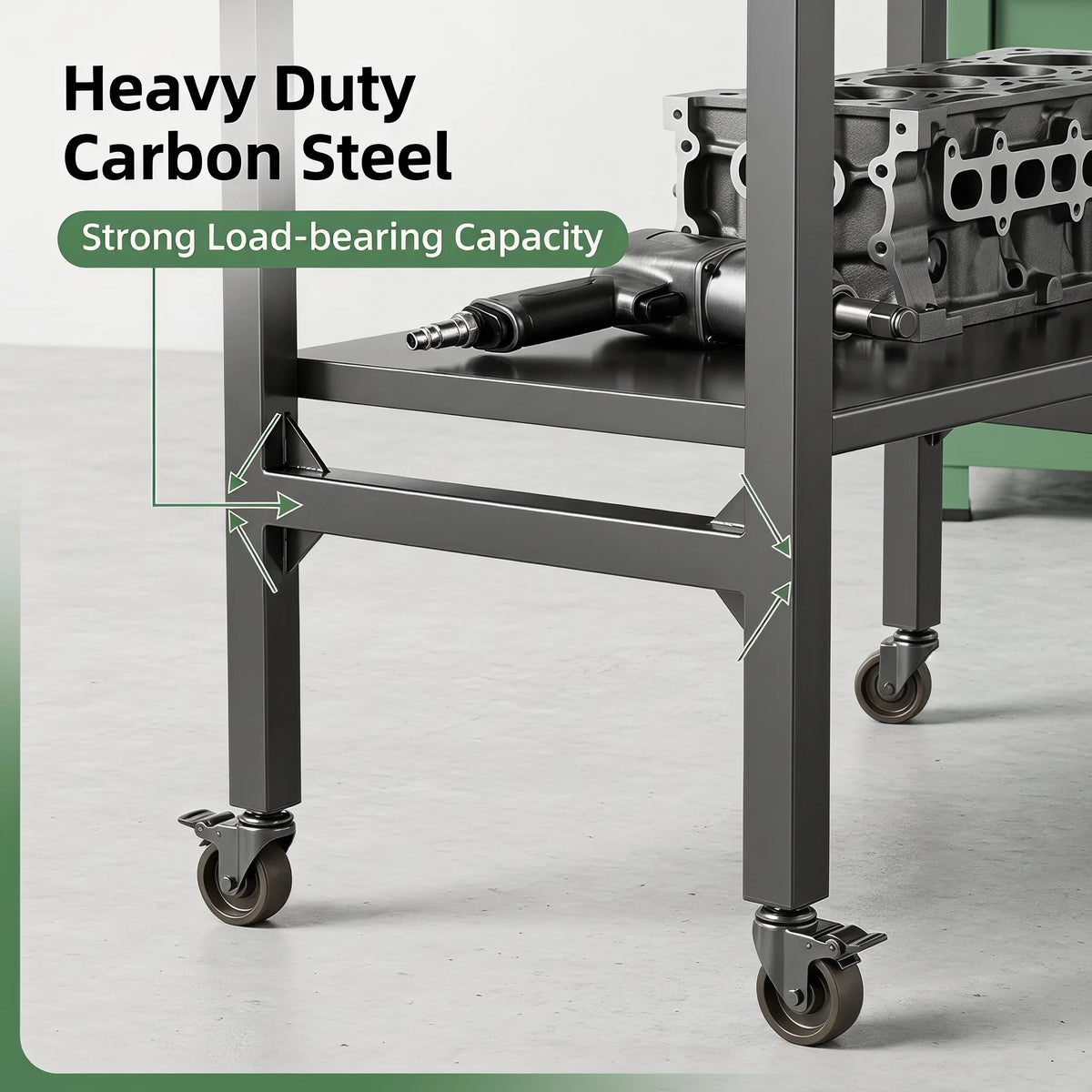 Three Tier Rolling Storage Cart With Pull Out Mesh Baskets