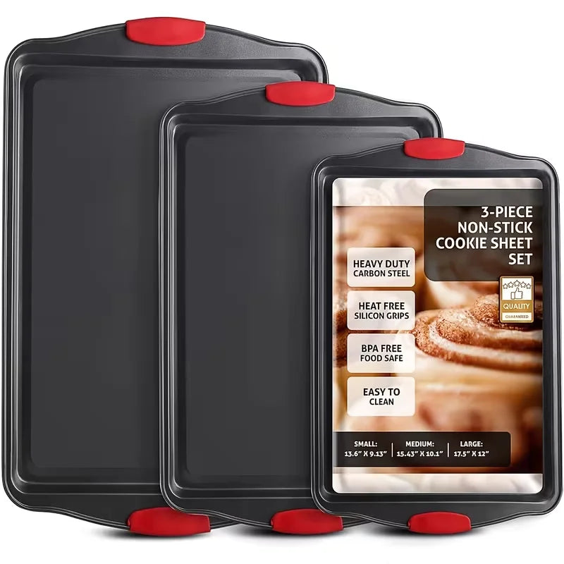 Nonstick Carbon Steel Baking Dish Set for Oven Cooking