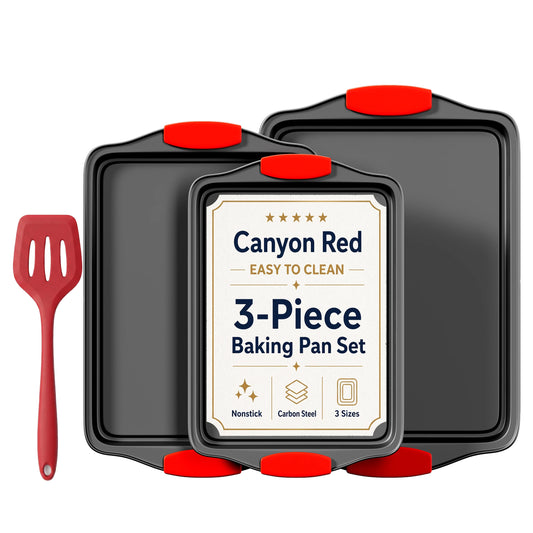 Nonstick Carbon Steel Baking Dish Set for Oven Cooking