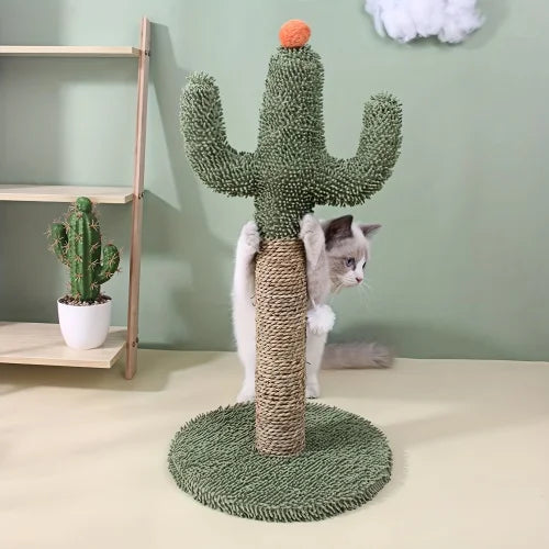 Cactus Cat Scratcher Toy For Indoor Play And Claw Health