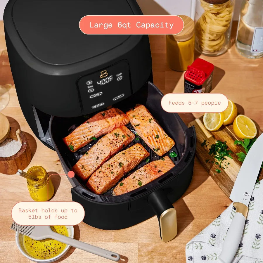 Beautiful TurboCrisp Air Fryer With EverGood Ceramic Nonstick Coating