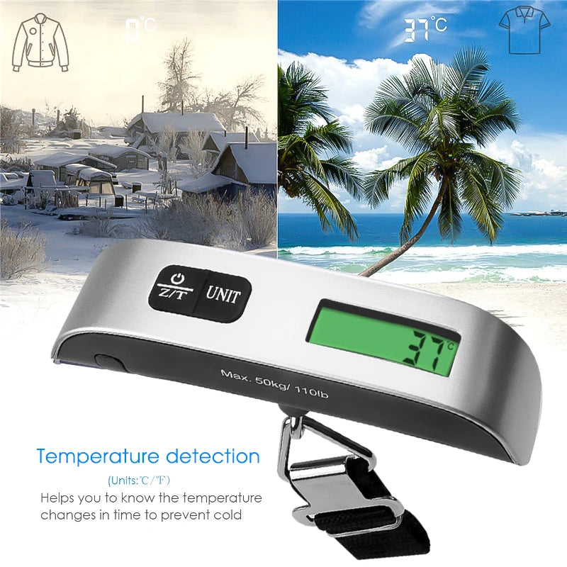 Portable Digital Luggage Scale With LCD Display And Accurate Readings