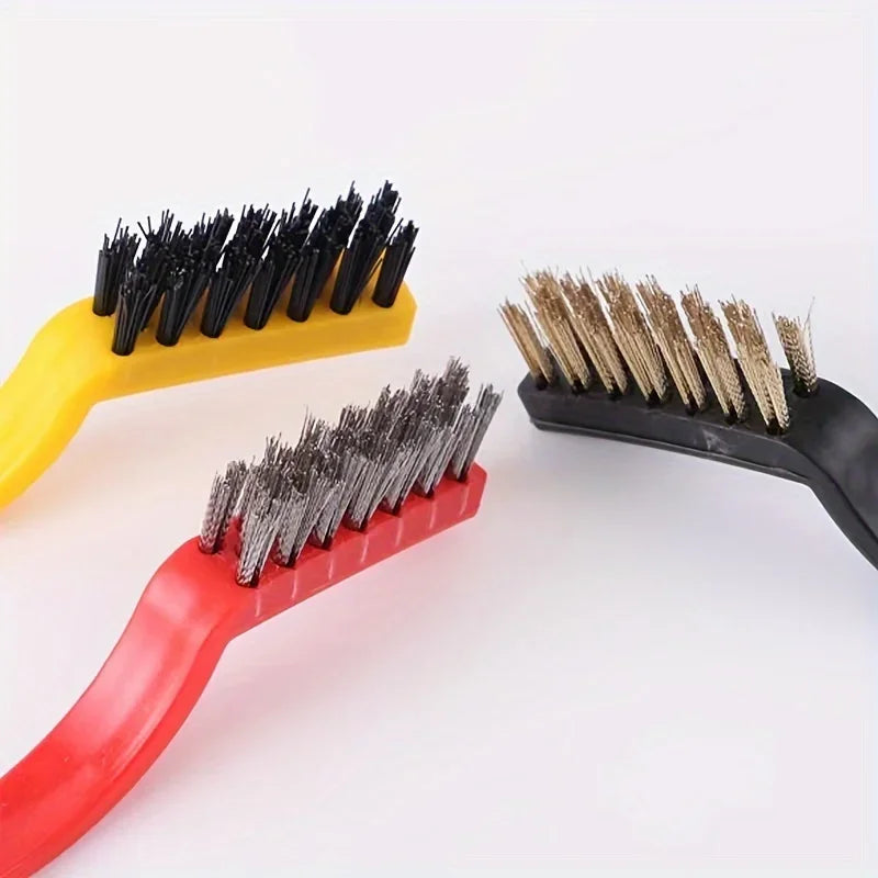 Nylon Steel Wire Kitchen Cleaning Brush Set for Tight Gaps