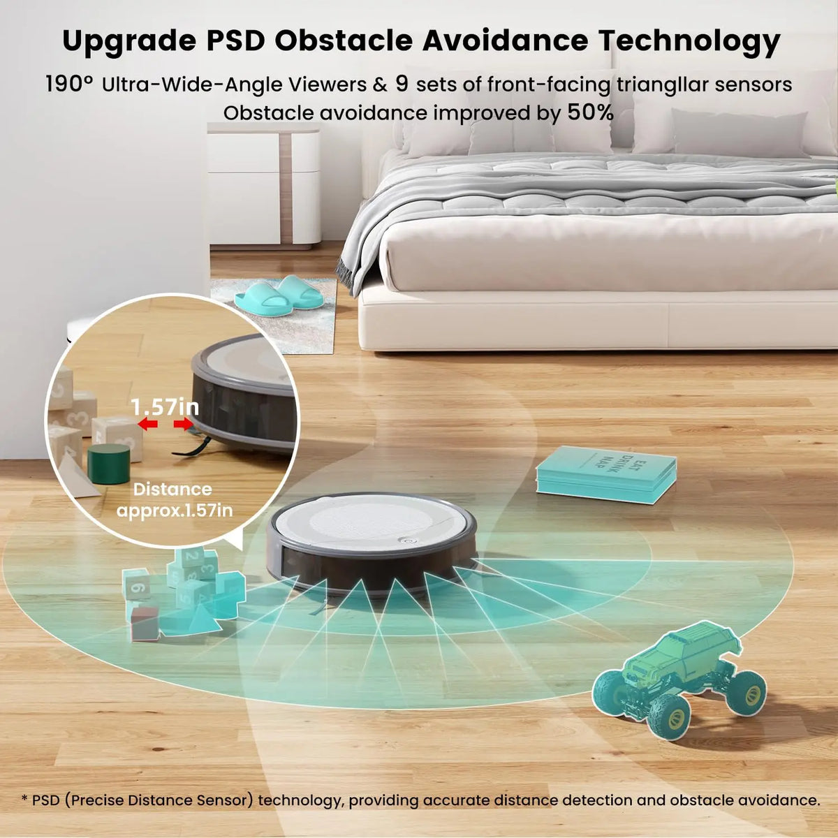 Lefant M310 Robot Vacuum With Smart Navigation And Voice Control