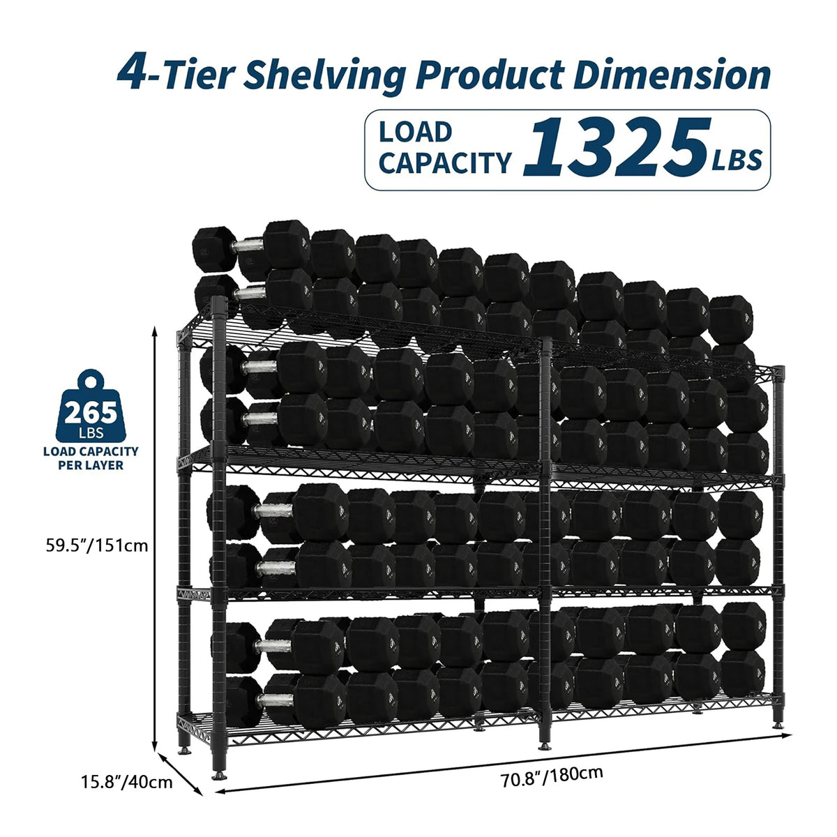 Twister Heavy Duty Adjustable Metal Storage Shelving Unit