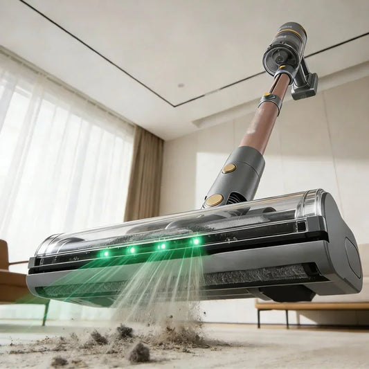 E.LUO Cordless Stick Vacuum Cleaner Rechargeable Bagless Dust Cleaner