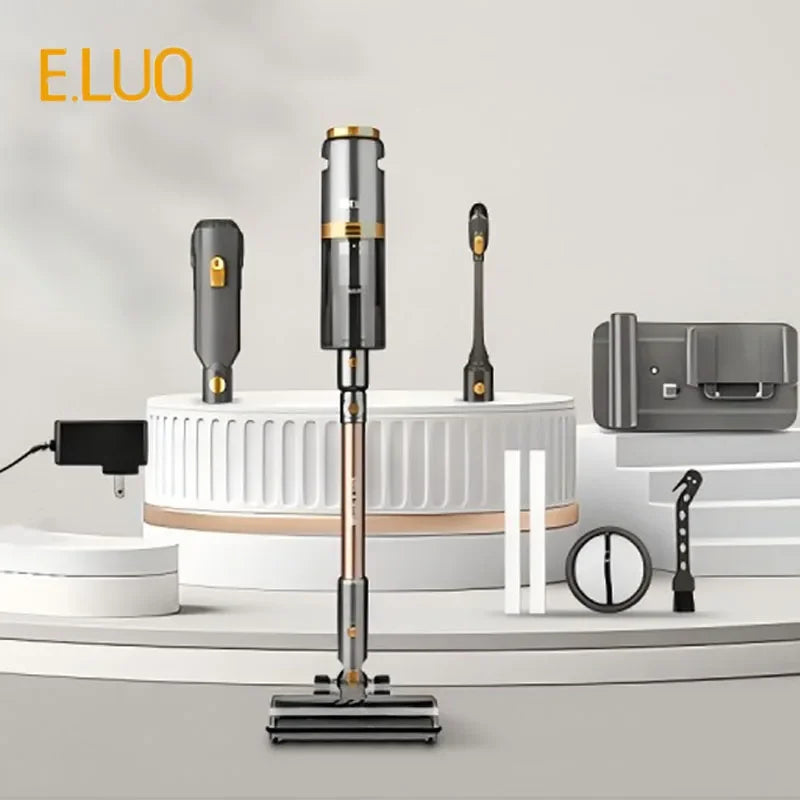 E.LUO Cordless Stick Vacuum Cleaner Rechargeable Bagless Dust Cleaner