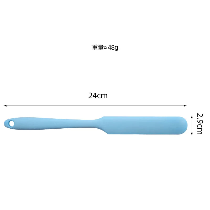 Heat Resistant Silicone Food Scraper Nonstick Kitchen Baking Spatula