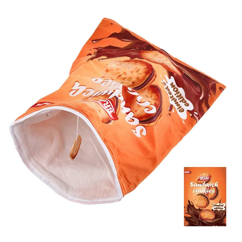 Collapsible Interactive Cat Tunnel Toy for Play and Exercise