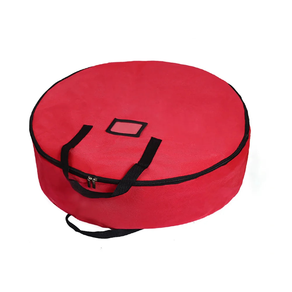 Heavy Duty Oxford Christmas Wreath Storage Bag With Waterproof Zipper
