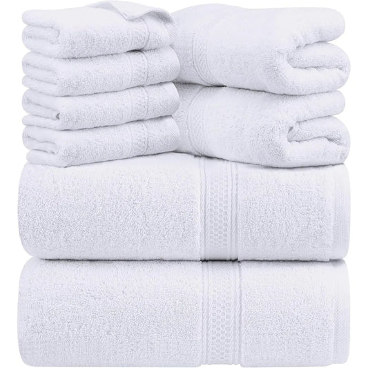 Premium 600 Gsm Ring Spun Cotton Bath Towel Set