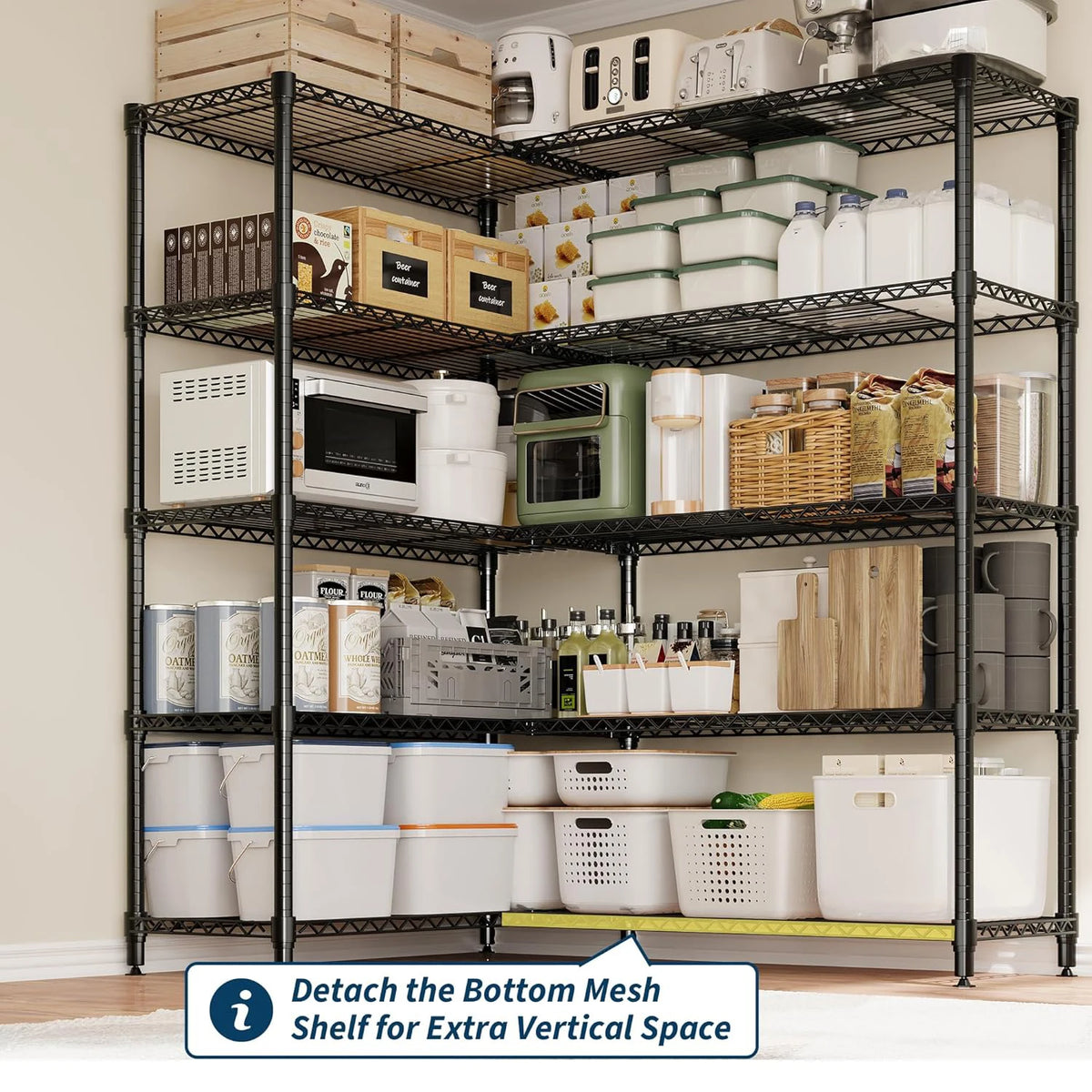 Twister Heavy Duty Adjustable Metal Storage Shelving Unit